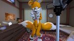  2016 3d_(artwork) anthro balls canine digital_media_(artwork) erection fox male mammal miles_prower nude penis solo sonic_(series) spiderman123 