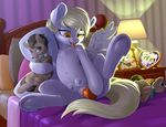  2016 anthro bed dakimakura_design derpy_hooves_(mlp) doctor_whooves_(mlp) doll equine feathered_wings feathers female friendship_is_magic hooves mammal masturbation my_little_pony nipples pegasus pictures pusspuss pussy teats tongue tongue_out wings yellow_eyes 