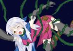  1girl artist_request blush breasts female fire_emblem long_hair micaiah nintendo pixiv_sample rape resized sex silver_hair tentacle yellow_eyes 