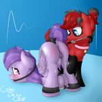  absurd_res anatomically_correct anus ass_up bat bat_wings bound clitoris cremedelaclop_(artist) equine fan_character fangs female hair hi_res hooves horse mammal membranous_wings my_little_pony pony pussy solo spread_legs spreading wings 
