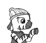  adetokunbo(colt_quest) clothing equine fan_character ficficponyfic hat male mammal my_little_pony simple_background white_background zebra 