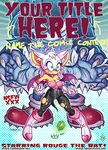  2014 anthro bat big_breasts blue_eyes blue_hair blush breasts cleavage clothed clothing female gem green_eyes hair hi_res imminent_rape male mammal rouge_the_bat sallyhot scared sonic_(series) sonic_the_werehog werehog white_hair wings 