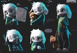  2016 asriel_dreemurr boss_monster camera caprine child clothed clothing fur goat japanese_text long_ears lyc male mammal open_mouth teddy_bear text undertale video_games white_fur young 