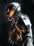  from_side glowing light marvel no_humans robot solo ultron upper_body yoru_(shinsouishiki) 
