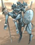  centaur kikou-kai_galient lance mecha pota_(nabrinko) promaxis shield weapon 