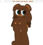  animatronic anthro bear breasts crossgender five_nights_at_freddy&#039;s freddy_(fnaf) machine mammal robot standing video_games 