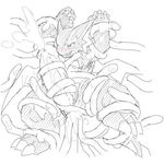  anal anal_penetration athletic big_penis blush claws cum cum_on_penis dragon glans horn kuroma liquid male masturbation muscular nude penetration penis scalie sketch spikes tentace tentacles wrapped 