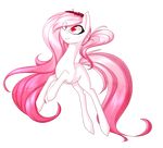  alpha_channel alphaaquilae equine fan_character female feral hair hooves mammal my_little_pony pink_hair red_eyes simple_background smile solo transparent_background 