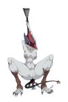  2019 animal_humanoid anthro blue_eyes bow breasts clothing dancing digital_media_(artwork) female final_fantasy final_fantasy_ix freya_crescent fur hair hat hi_res humanoid invalid_tag legwear looking_at_viewer nipples nude pole pole_dancing pussy smile solo square_enix standing_tough stripper thick_thighs video_games weapon wide_hips 