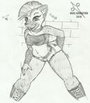  dailysketch female hyena mammal mike_argentum mohawk punk sketch smoking ziva 