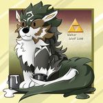  2016 canine feral fur link link_(wolf_form) mammal nintendo paint paint_bucket rilex_lenov solo the_legend_of_zelda triforce twilight_princess video_games wolf 