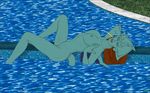  breasts disney fab3716 female gargoyles nude ophelia pinup pool_(disambiguation) pose solo 