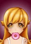  doughnut monogatary oshino shinobu shinobu_oshino vampire 