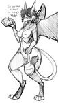  annoyed anthro avian black_hair book breaking_the_fourth_wall breasts dialogue digitigrade eyewear female glasses gryphon hair looking_at_viewer monochrome nipples nude purse pussy solo talking_to_viewer watsup wings 