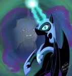  2016 armor blue_eyes equine female friendship_is_magic helmet horn mammal mickeymonster my_little_pony nightmare_moon_(mlp) princess_luna_(mlp) slit_pupils tears winged_unicorn wings 