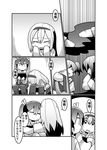  absurdres akagi_(kantai_collection) bad_id bad_pixiv_id bangs closed_eyes comic greyscale hair_ribbon hairband hakama hands_on_own_face hands_together highres hug japanese_clothes kaga_(kantai_collection) kakuzatou_(koruneriusu) kantai_collection long_hair monochrome multiple_girls muneate open_mouth ribbon shoukaku_(kantai_collection) side_ponytail tears translated twintails zuikaku_(kantai_collection) 