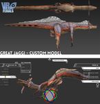  3d_(artwork) capcom claws digital_media_(artwork) dinosaur dragon erection feral flash great great_jaggi interactive jaggi lewd lizard male monster monster_hunter mr2cats oculus_rift penis realistic reptile ryandunn scalie simulation video_games virtual_reality vive 