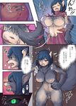  breasts c-3matome canine claws comic fangs female fur hair invalid_tag mammal pussy transformation were werewolf wolf 