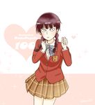  1boy artist_request crossdressing kageyama_shigeo mob_psycho_100 school_uniform skirt solo trap twin_braids wig 