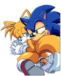  2016 anal anal_penetration anthro anus balls butt canine coolblue duo erection fox hedgehog male male/male mammal miles_prower penetration penis sex sonic_(series) sonic_the_hedgehog 