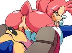  2016 69_position amy_rose anthro balls coolblue cunnilingus duo erection fellatio female hedgehog male mammal oral penis pussy sex sonic_(series) sonic_the_hedgehog vaginal 