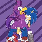  big_butt big_penis butt cum cum_in_pussy cum_inside dreamcastzx1 duo escopeto female hedgehog huge_butt male male/female mammal penis sonic_(series) sonic_riders sonic_the_hedgehog swallowing wave_the_swallow 