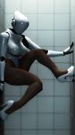  3d_(artwork) armor breasts clothing cybernetics cyborg digital_media_(artwork) female footwear haydee helmet high_heels machine mask mrflaptastic not_furry robot solo source_filmmaker video_games 