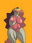  breasts female nintendo nipples pink_nipples pok&eacute;mon pussy slightly_chubby solo thick_thighs tortunator unknown_artist video_games 
