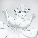  alolan_vulpix anus canine female feral fox hi_res lying mammal nintendo on_back pok&eacute;mon pussy regional_variant solo spread_legs spreading video_games youjomodoki 