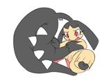  fangs female mawile nintendo oral pok&eacute;mon pussy red_eyes solo video_games xylas 