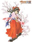  black hair japanese_clothes kimono long_hair sakura_taisen shinguuji_sakura 