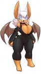  anthro bat big_breasts bigdad breasts cleavage clothed clothing female mammal rouge_the_bat solo sonic_(series) wings 