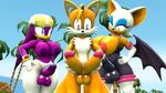  2016 3d_(artwork) areola avian balls bat big_breasts bird breasts canine dickgirl digital_media_(artwork) erect_nipples erection fox group huge_breasts intersex male mammal miles_prower multi_penis nipples nude penis rouge_the_bat shocking_(artist) sonic_(series) sonic_riders swallow_(bird) wave_the_swallow 