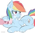  blush cum cute equine friendship_is_magic handjob hoofjob horse invalid_color mammal my_little_pony pony rainbow_dash_(mlp) rainbowdash shy 