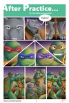  anthro bakameganekko comic donatello_(tmnt) father father_and_son fight fur grey_fur leonardo_(tmnt) male mammal martial_arts michelangelo_(tmnt) parent raphael_(tmnt) rat reptile rodent scalie shell son splinter teenage_mutant_ninja_turtles turtle 