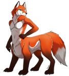 alpha_channel canine eternity_zinogre fox fur hi_res male mammal navel nude simple_background smile solo taur transparent_background 