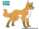  canine english_text feral fur male mammal simple_background smile solo standing terryburrs text 