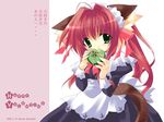  catgirl green_eyes maid minazuki_haruka redhead tagme valentine 