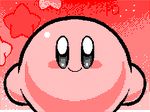  alien animated blush dancing happy kirby kirby_(series) looking_at_viewer low_res male nintendo open_mouth pink_body smile solo unknown_artist video_games waddling_head 