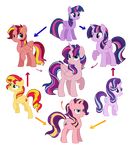  cutie_mark equestria_girls equine feathered_wings feathers female feral friendship_is_magic fur group hair hexafusion horn horse kilala97 long_hair mammal multicolored_hair my_little_pony pony purple_eyes purple_fur purple_hair starlight_glimmer_(mlp) sunset_shimmer_(eg) twilight_sparkle_(mlp) two_tone_hair unicorn winged_unicorn wings 