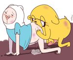  adventure_time anal anthro canine cartoon_network dog duo finn_the_human human human_on_anthro interspecies jake_the_dog male male/male mammal muttgirl oral penis rimming sex 