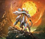  claws feline legendary_pok&eacute;mon lion mammal nintendo official_art pok&eacute;mon pokemon_tcg solgaleo sun video_games 