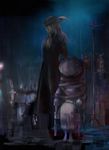  1girl ascot bloodborne darkness hat lady_maria_of_the_astral_clocktower long_hair ponytail the_old_hunters white_hair 