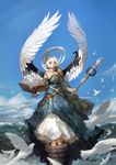  angel dress shaonav weapon wings 