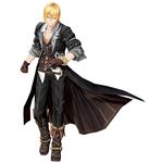  3d absurdres blonde_hair blue_eyes eizen_(tales) full_body gloves highres male_focus official_art simple_background solo tales_of_(series) tales_of_berseria white_background 