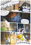  anthro benjamin_clawhauser canine chief_bogo colored comic disney fox judy_hopps lagomorph mammal nick_wilde peanut.k rabbit zootopia 