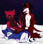  anal andrew brothers canine cum cum_in_ass cum_inside foot_fetish fox hyrbid male male/male mammal mustelid otter paws sergal sibling teenager twins young 