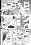  5_fingers anthro balls bed chain cloak clothing comic cum cum_on_penis dildo doujinshi english_text eyewear feline fruitz fur goggles hair inner_ear_fluff inside kemono mammal nude open_mouth penis pubes sex_toy text 