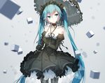  bai_yemeng cropped goth-loli gothic hatsune_miku lolita_fashion long_hair twintails vocaloid waifu2x 