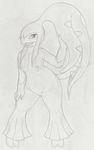  anthro breasts female infamousrel looking_at_viewer mawile nintendo nipples pok&eacute;mon pose pussy video_games 